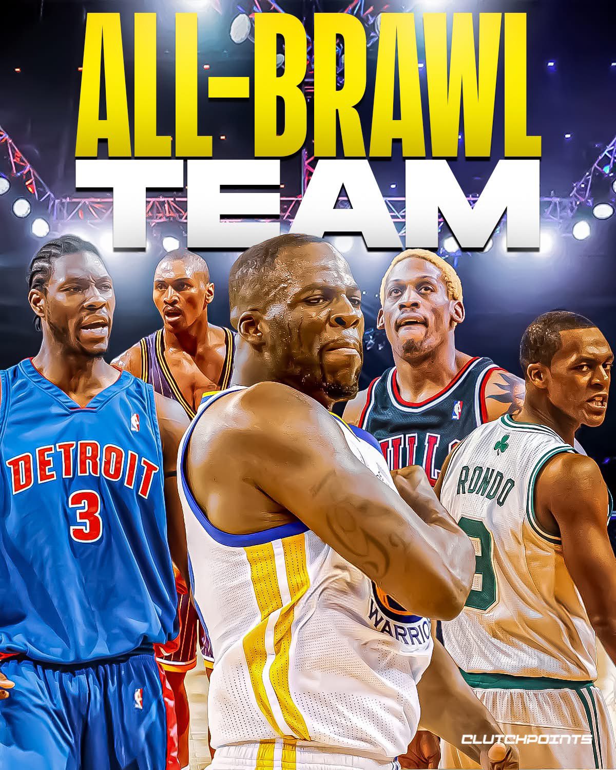 半岛体育在线-打球还是打架？美媒推出NBA历史上“打群架天团”五人组